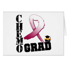 Head and Neck Cancer Chemo Grad Greeting Card