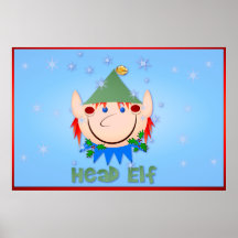 Head Elf-Posters