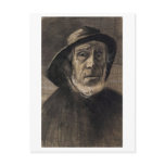 Head Fisherman, Beard Sou'wester, Vincent van Gogh postcards