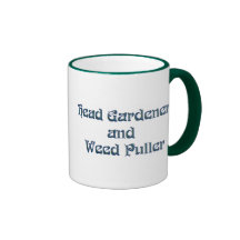 Head Gardener and Weed Puller Coffee Mugs