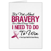 Head Neck Cancer Bravery Cards