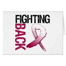 Head Neck Cancer Fighting Back Greeting Card