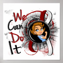 Head Neck Cancer Rosie Cartoon WCDI.png Poster