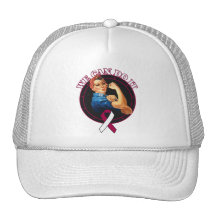 Head Neck Cancer Rosie The Riveter - We Can Do It Hats
