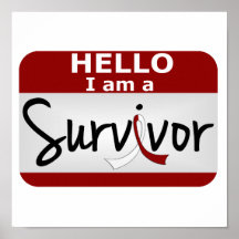 Head Neck Cancer Survivor 24.png Posters