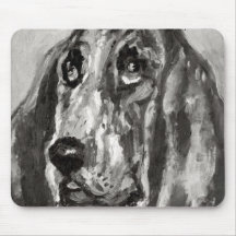 Head of a Dog Running, 1880 Mousepad