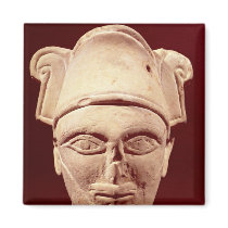 Head of a Semite chief with Egyptian influence Refrigerator Magnet
