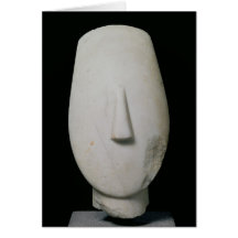 Head of a Woman Card