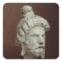 Head of Brahma, Afghanistan, 2nd-4th century Sticker