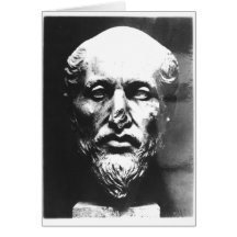 Head of Plotinus Greeting Card
