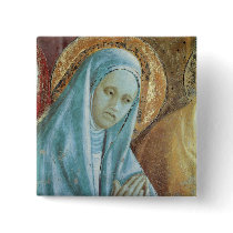 Head of Saint Anne from the Presentation of Pinback Button