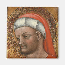 Head of St. Cosmas Refrigerator Magnets