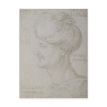 Head of Suleyman the Magnificent  1526 Post Card