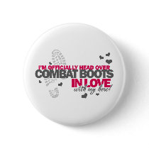 Head over Combat Boots Pinback Buttons