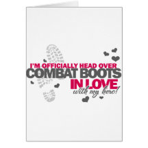 Head over Combat Boots Card