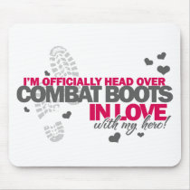 Head over Combat Boots Mousepad