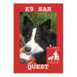 head-QUEST, KlassKids Search Team K9 business cards