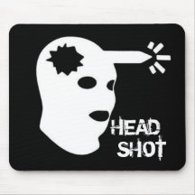 HEAD SHOT MOUSE MAT