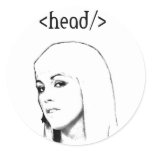 Head tag html stickers