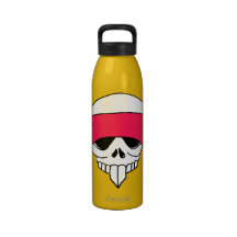 Headbanded Skull Bottle Water Bottle