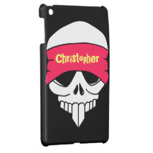 Headbanded Skull iPad Mini Case Template