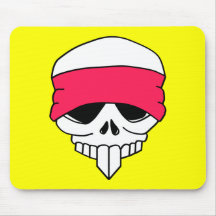 Headbanded Skull Mousepad