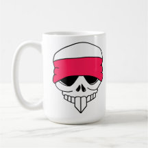 Headbanded Skull Mug