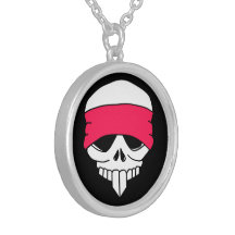 Headbanded Skull Necklace