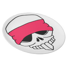 Headbanded Skull Plate
