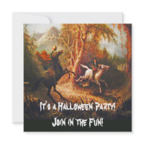 Headless Horseman Pursuing Ichabod Crane Personalized Announcement