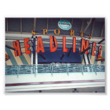 Headlines Sports Bar Sign at First Niagara Centre Photo