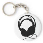 Headphone Silhouette Keychain