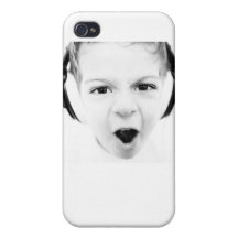 Headphones Boy iPhone 4/4S Case