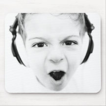 Headphones Boy Mouse Mat