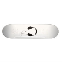 Headphones Custom Skateboard