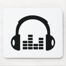 Headphones equalizer mousepad