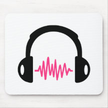 Headphones Frequency Mousepads