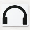 headphones icon mousepads