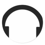headphones icon stickers
