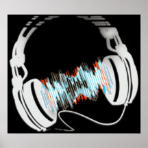 Headphones Poster