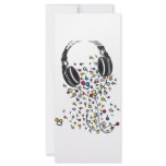 Headphones Rack Card Design