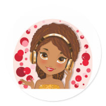 headphones stickers