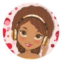 headphones stickers