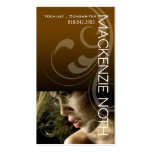 Headshot for Vocalist Songwriter Singer Business Card Templates