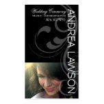 Headshot for Vocalist Songwriter Singer Photo Business Card Template