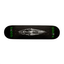HEADSTONE white ghould skulls Custom Skateboard