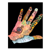 Healing Hand Post Card