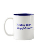 Healing Hugs Mug Blue