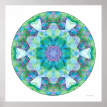 Healing Mandala 10 Poster
