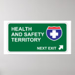 Health and Safety Next Exit Print